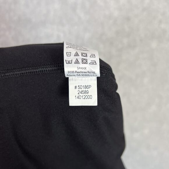 SPANX Black Booty Boost 7/8 Leggings Tummy Control Size 2X Petite - Picture 13 of 13